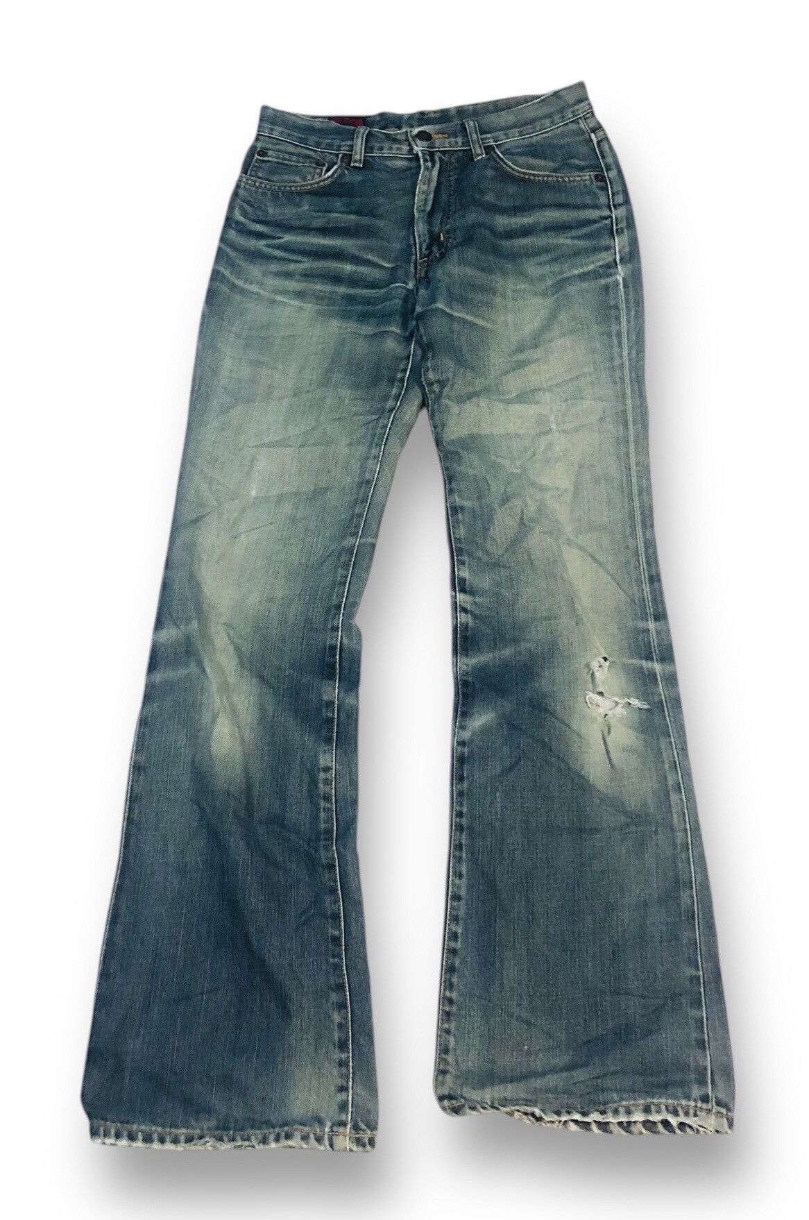Edwin × Japanese Brand Edwin Distressed Jeans (3) Size US 28 / EU 44 - 1 Thumbnail