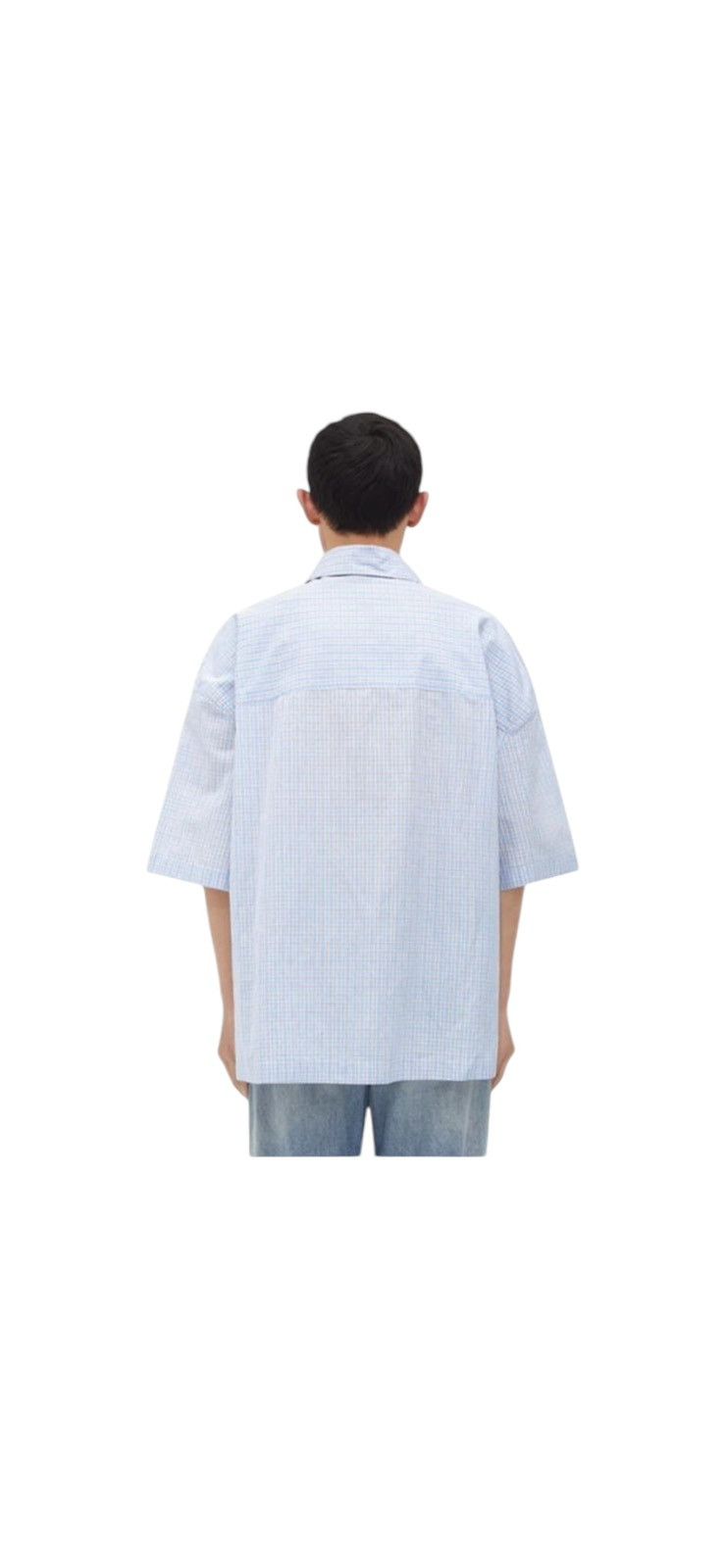 Bottega Veneta BOTTEGA VENETA COTTON LINEN CHECK OVERSHIRT Size US L / EU 52-54 / 3 - 3 Thumbnail