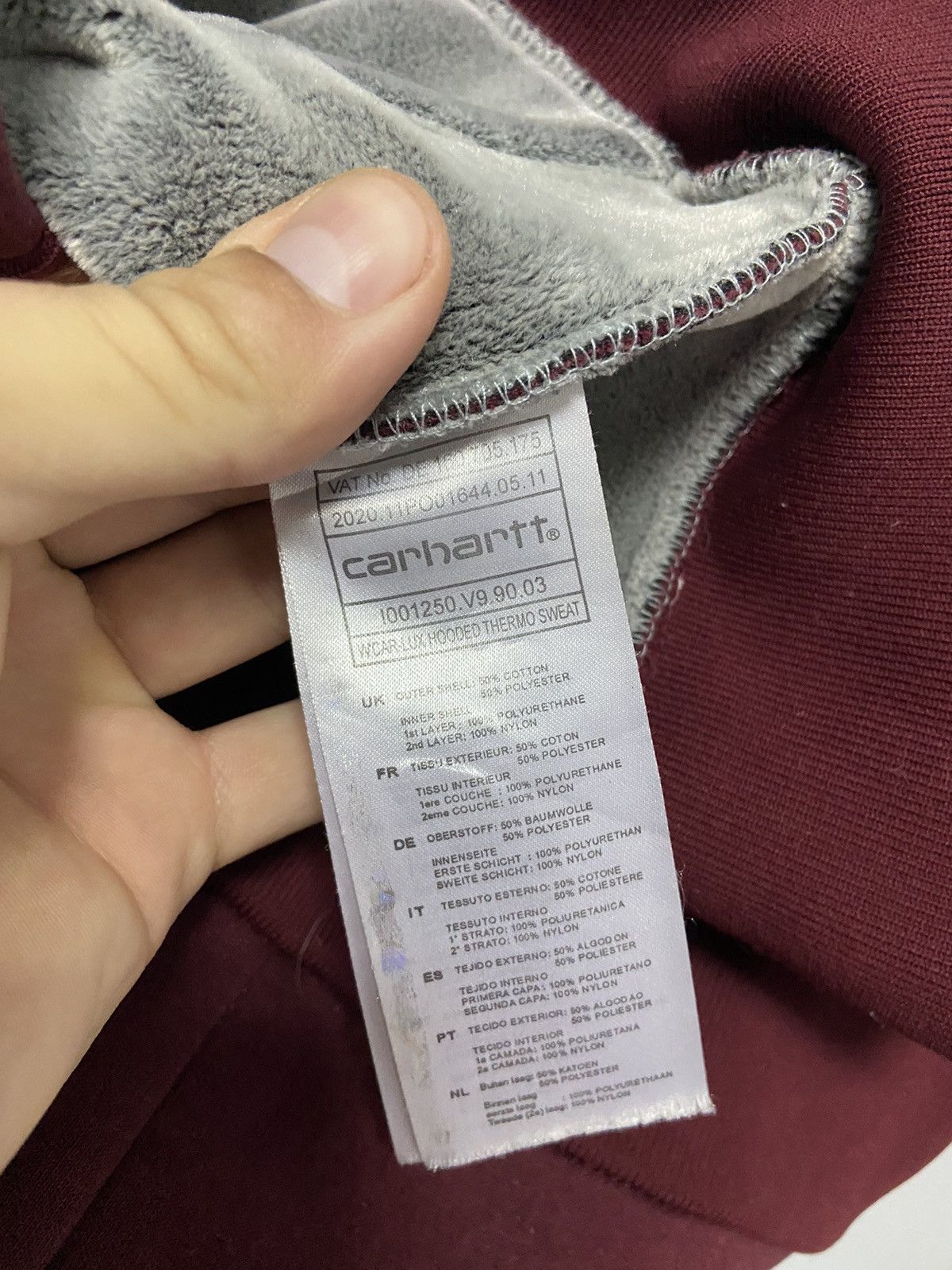 Carhartt × Vintage Carhartt zip hoodie lux thermo small logo Size US M / EU 48-50 / 2 - 7 Thumbnail