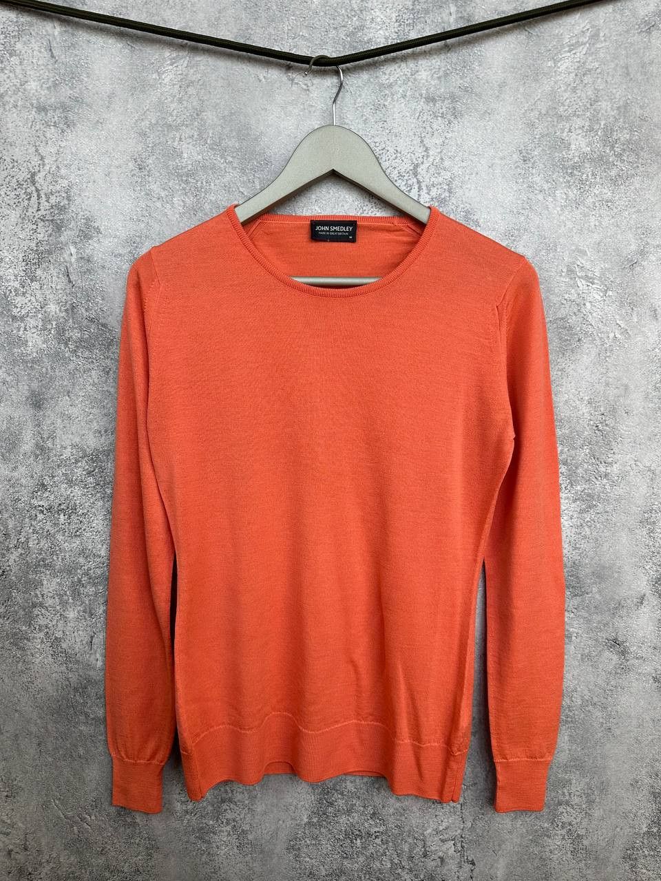 John Smedley John Smedley Merino Wool Sweater Coral Orange Great Britain Size M / US 6-8 / IT 42-44 - 1 Thumbnail