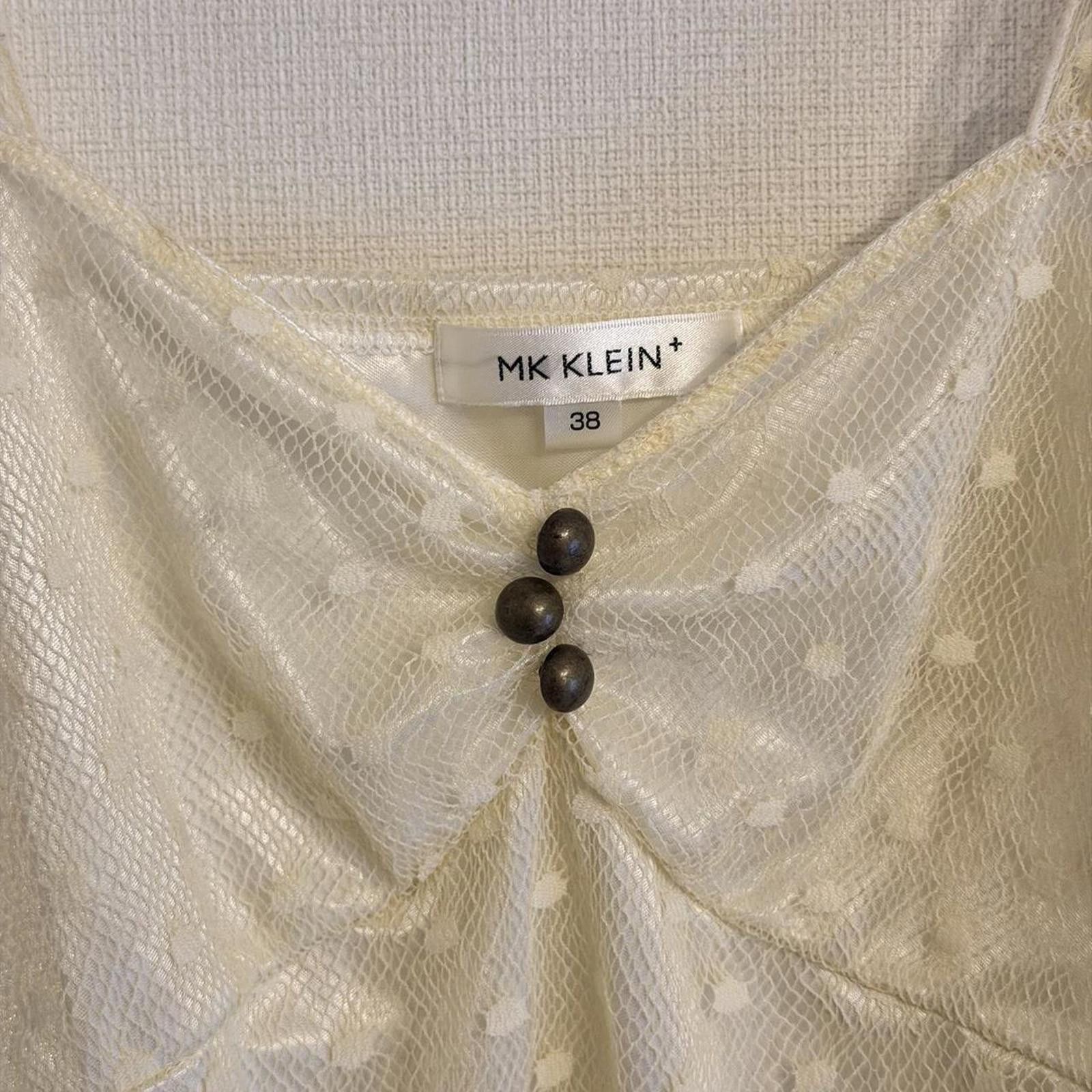 Other Preppy whimsy core coquette cream frill blouse top Size XS / US 0-2 / IT 36-38 - 2 Thumbnail