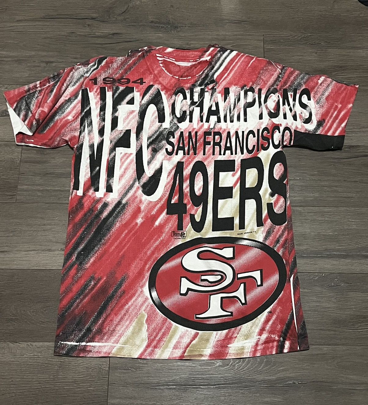 Japanese Brand × NFL × Vintage 1994 NFC CHAMPS San Francisco 49ers AOP Size US L / EU 52-54 / 3 - 2 Thumbnail