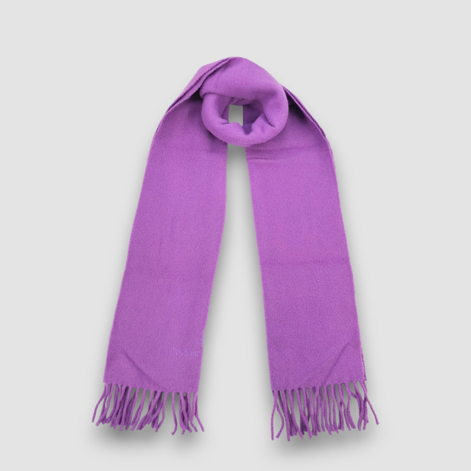 Japanese Brand Vintage Vivienne Westwood Orbs Scarf Muffler Wool Scarves. Size ONE SIZE - 1 Thumbnail