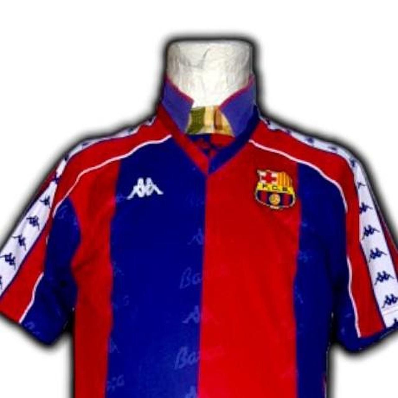 Kappa Fc Barcelona 1992 1993 1994 1995 Shirt Jersey fcb barca Size US S / EU 44-46 / 1 - 1 Thumbnail