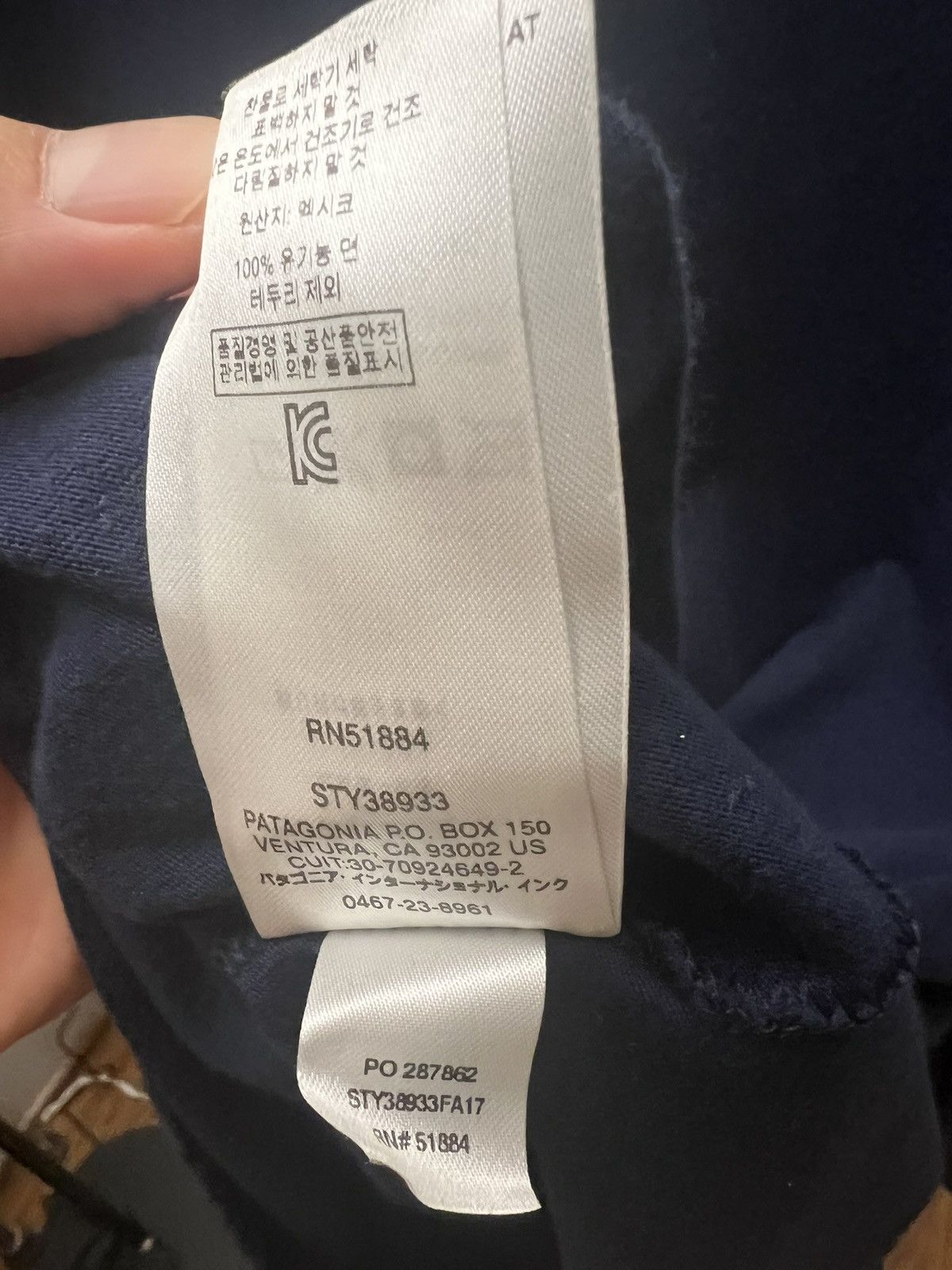 Patagonia Patagonia navy blue XL long sleeve t shirt men’s XL Size US XL / EU 56 / 4 - 4 Thumbnail