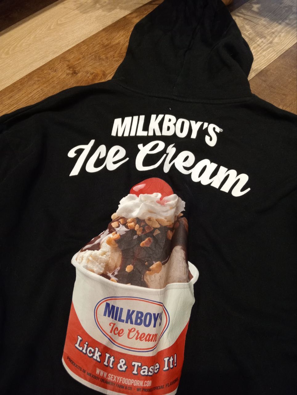 Japanese Brand JAPANESE MILKBOY ICE CREAM OVERSIZED HOODIE Size US XL / EU 56 / 4 - 5 Thumbnail