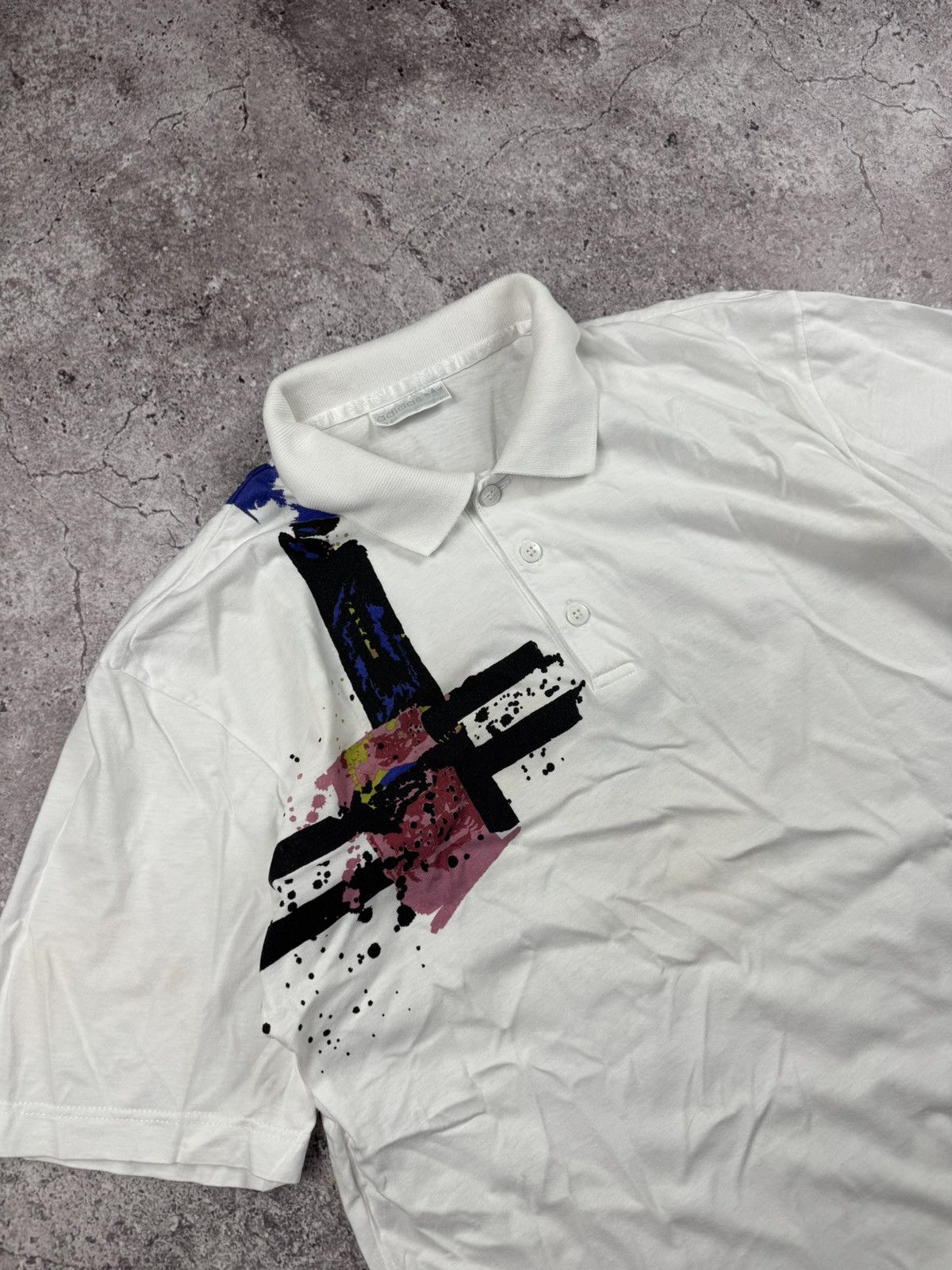 Adidas Vintage 90s Adidas Stefan Edberg Tennis Polo Tee Roger RF Size US M / EU 48-50 / 2 - 2 Thumbnail