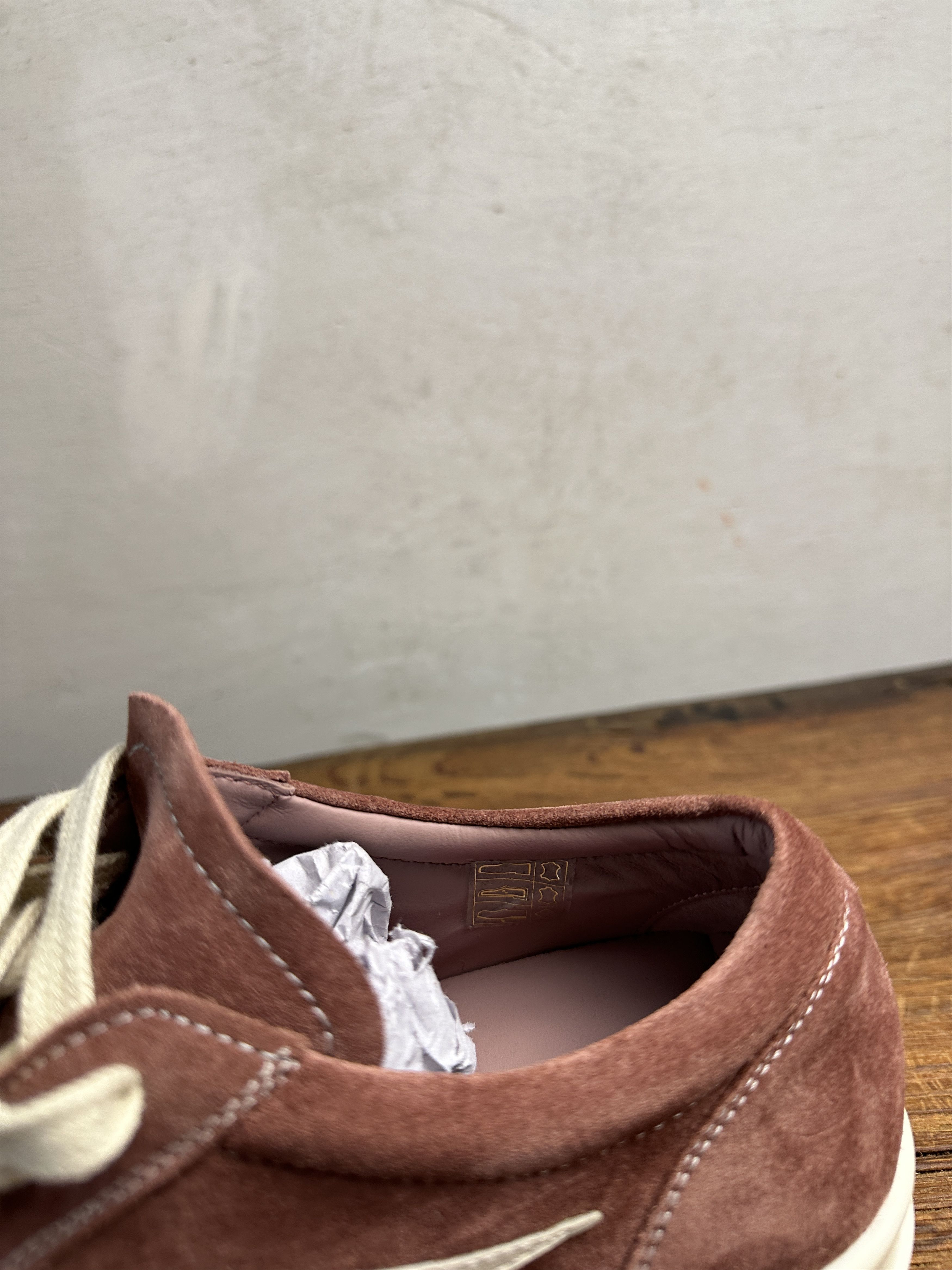 Rick Owens Rick Owens Vintage Suede Sneaker (Clay/Milk) Size US 10 / IT 40 - 17 Thumbnail