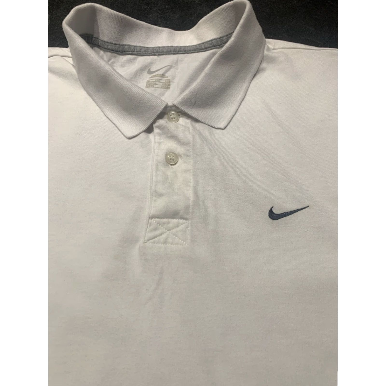 Nike Nike Golf Dri-Fit Men’s Polo Shirt 2XL White Short Sleeve Cotton Athletic Golf Size US XXL / EU 58 / 5 - 3 Thumbnail