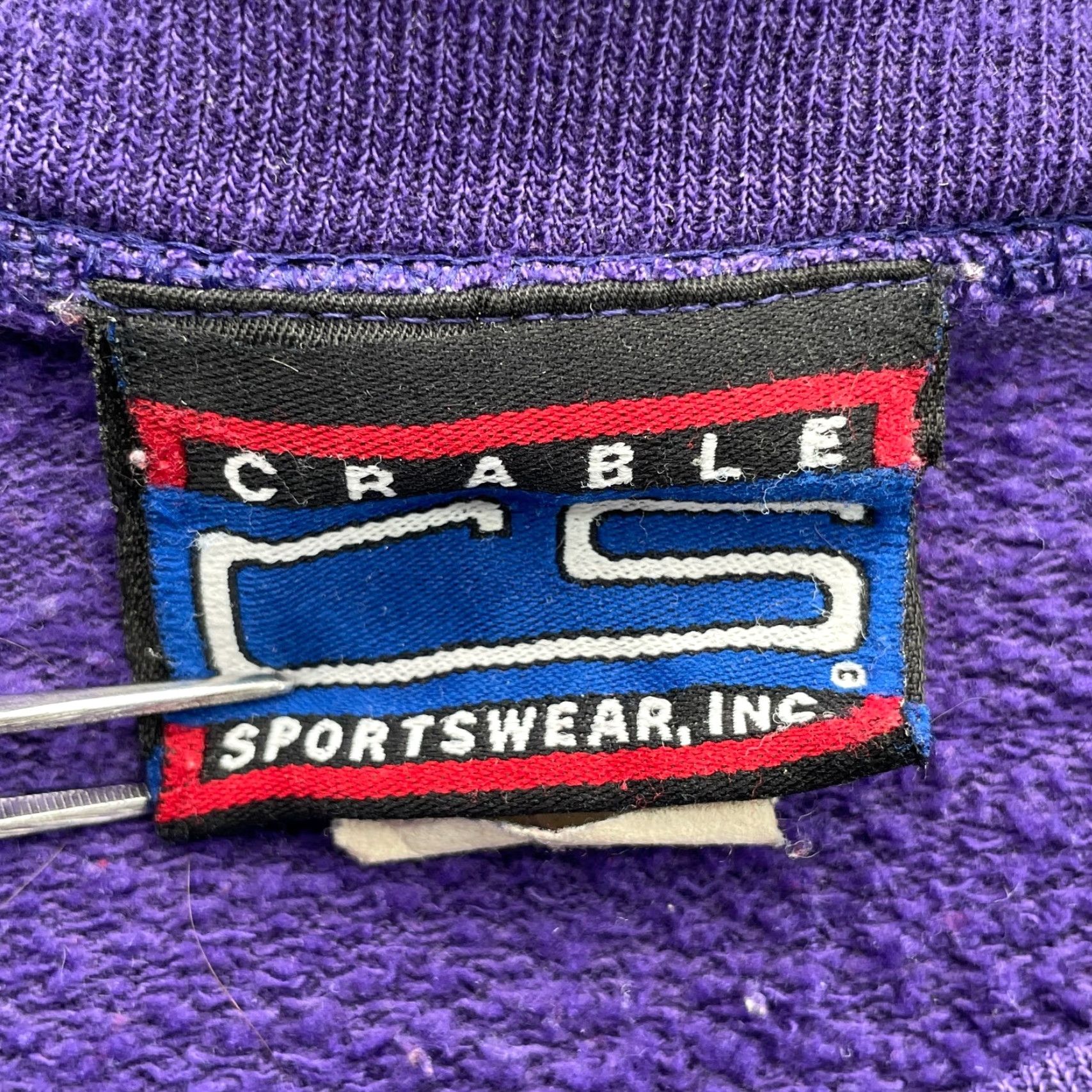 Vintage VINTAGE Washington Huskies Sweatshirt Men L Purple Graphic Print University 90s Sports Outdoor Athleisure Size US L / EU 52-54 / 3 - 4 Thumbnail
