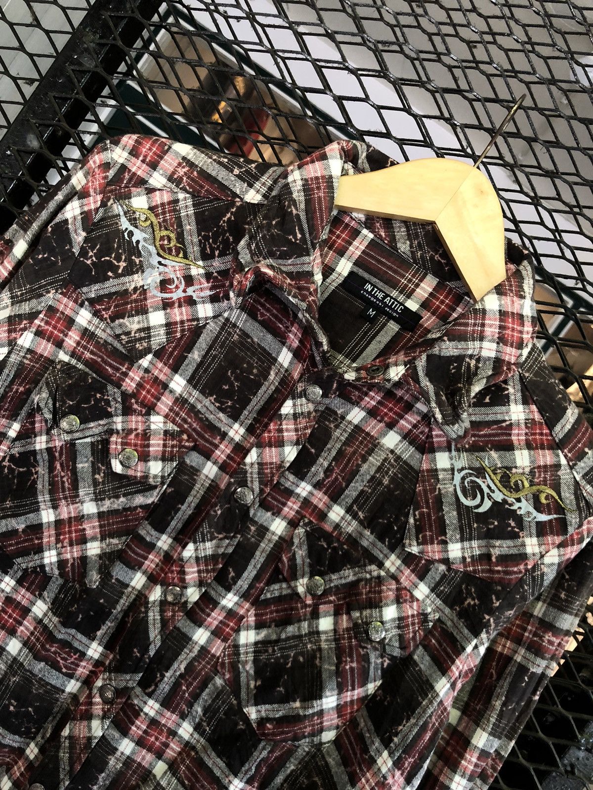 Hysteric Glamour × In The Attic × Japanese Brand IN THE ATTIC FLANNEL PLAID SHIRT Size US M / EU 48-50 / 2 - 4 Thumbnail