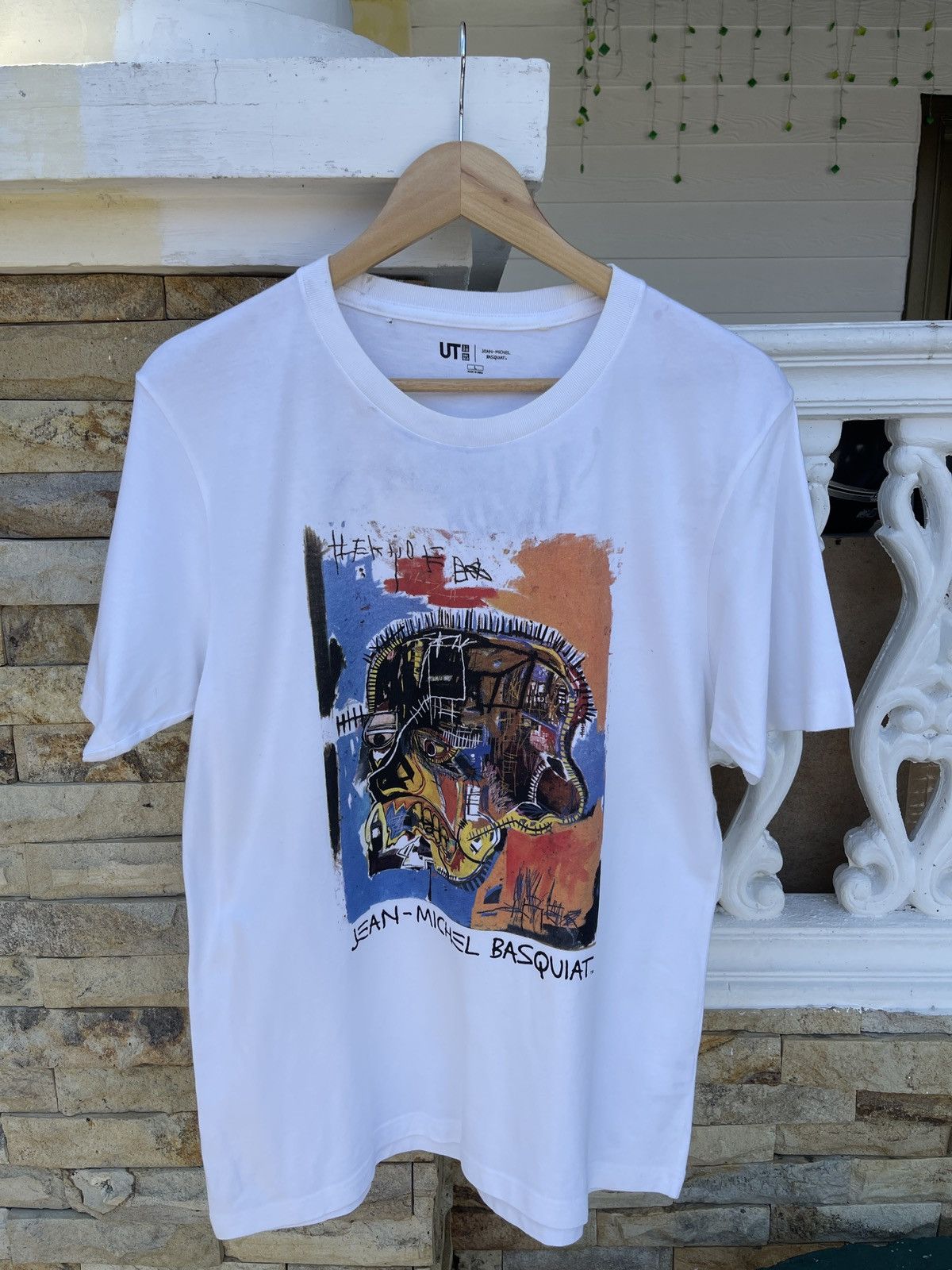 Jean-Michel Basquiat Rare🔥Vintage Art JEAN MICHEL BASQUIAT Uniqlo Tee Size US L / EU 52-54 / 3 - 2 Thumbnail