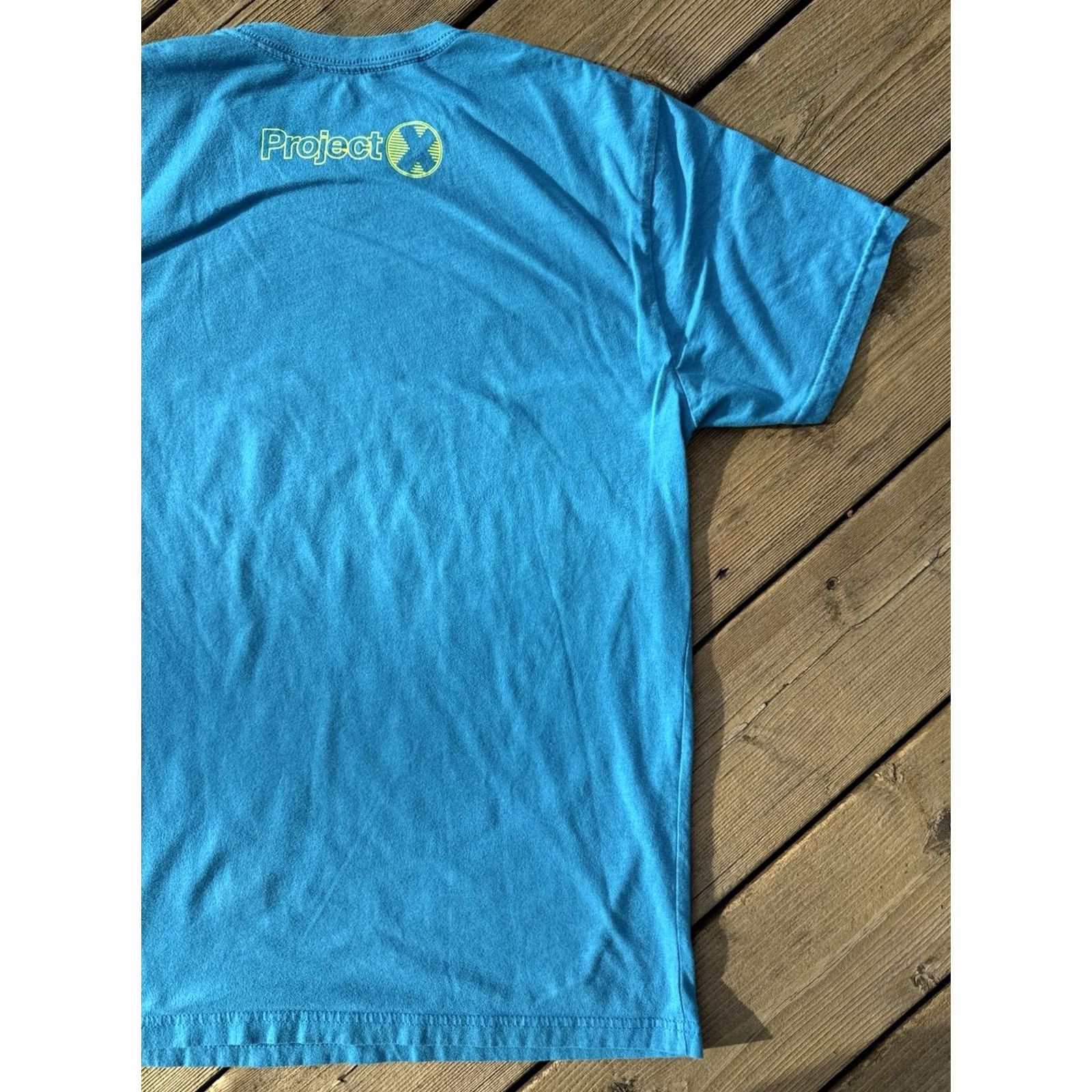 Y/Project Dia De Los Deadlifts T Shirt Mens M Blue Sugar Skull Gym Deadlift Tee Size US M / EU 48-50 / 2 - 7 Thumbnail