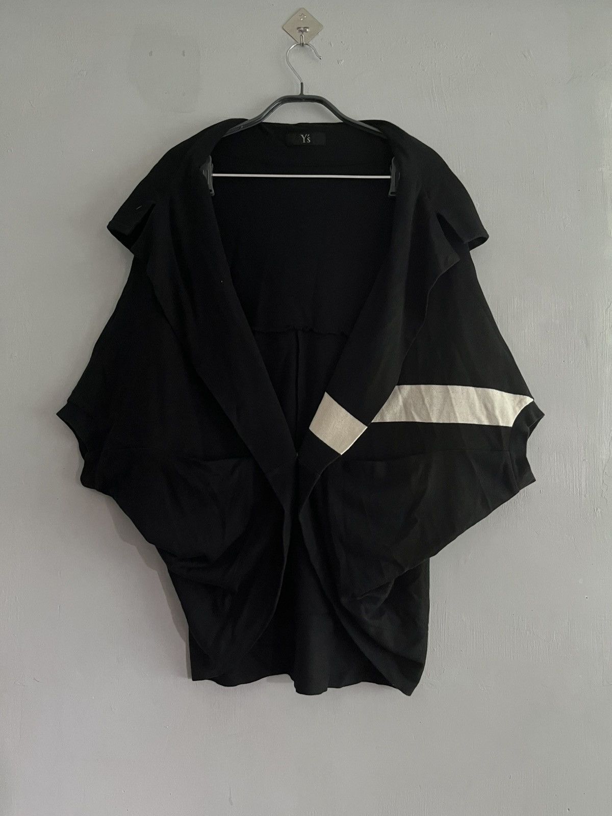 Yohji Yamamoto Y's Yohji Yamamoto Dolman Two Tone Cardigan Top Size M / US 6-8 / IT 42-44 - 1 Thumbnail