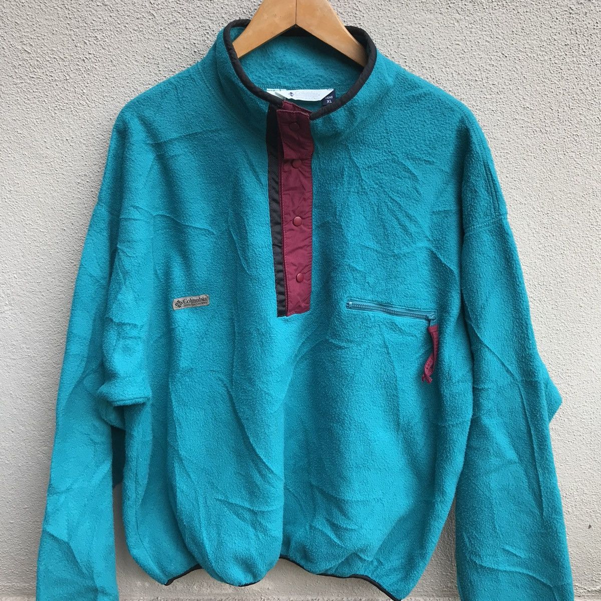 Columbia × Vintage Vintage COLUMBIA fleece snap t Size US XL / EU 56 / 4 - 2 Thumbnail