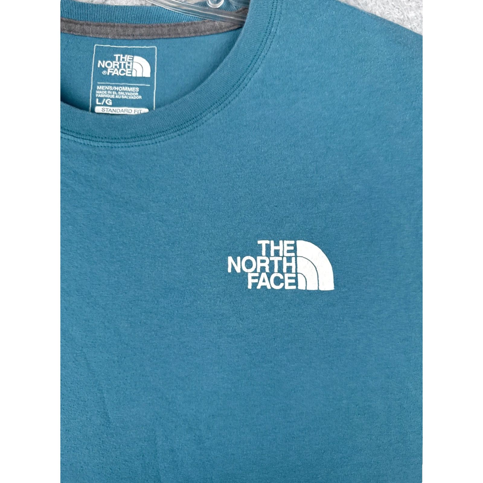 The North Face The North Face Shirt Men Large Blue Short Sleeve Crew Neck 100% Cotton Knit READ Size US L / EU 52-54 / 3 - 6 Thumbnail