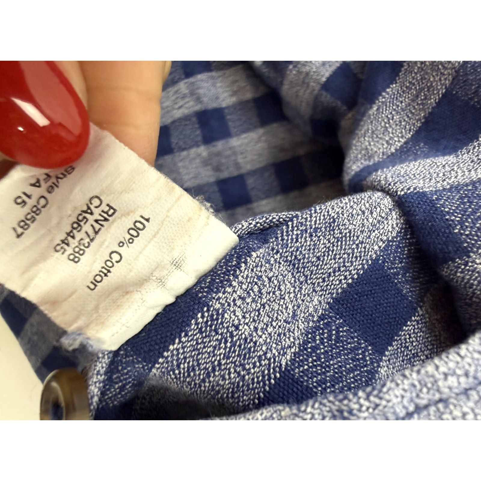 J.Crew J.Crew Shirt Mens Large Blue Check Jaspe Slim Fit Long Sleeve Button Down Casual Size US L / EU 52-54 / 3 - 4 Thumbnail