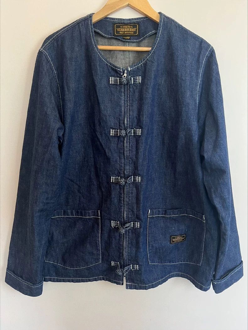Neighborhood Neighborhood Denim Tang Suit Jacket - dmc Size US XL / EU 56 / 4 - 1 Thumbnail