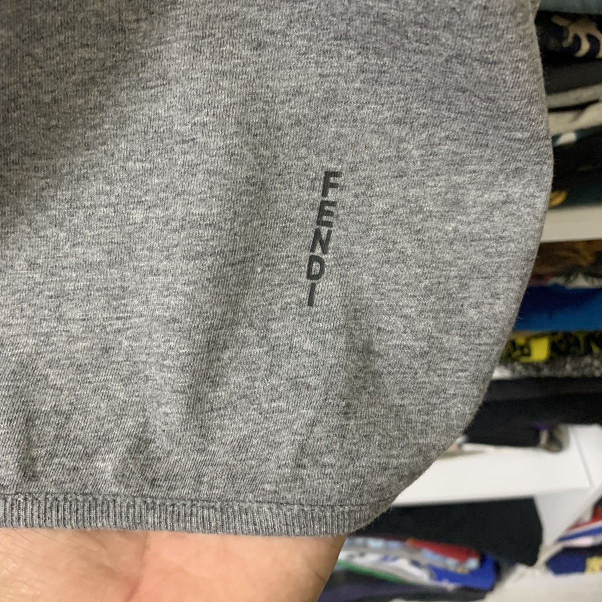 Fendi × Vintage VTG FENDI PLAIN TEE Size US M / EU 48-50 / 2 - 2 Thumbnail