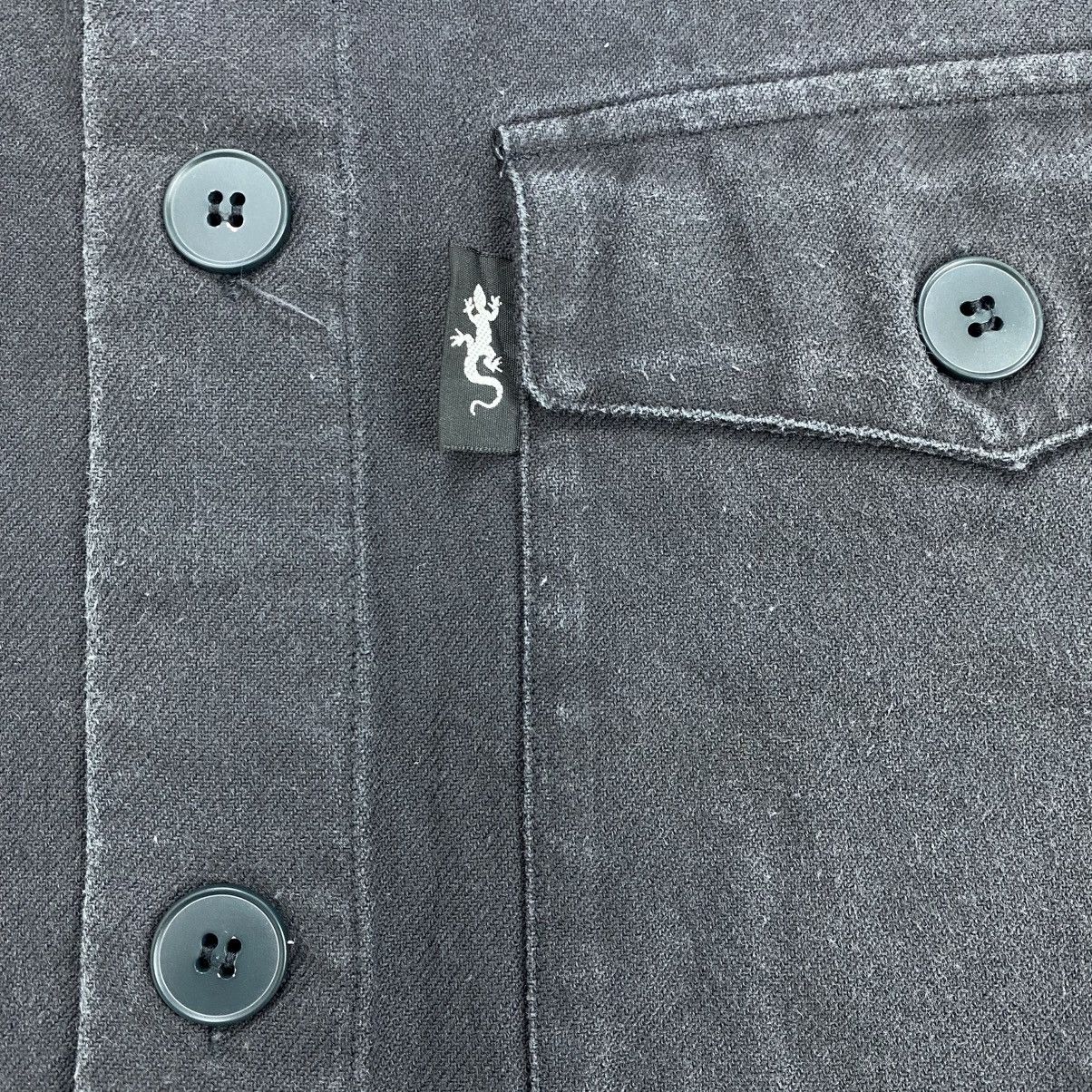 agnes b. Vintage Agnes B. Paris Military 107 Black Style Shirt Size US M / EU 48-50 / 2 - 7 Thumbnail