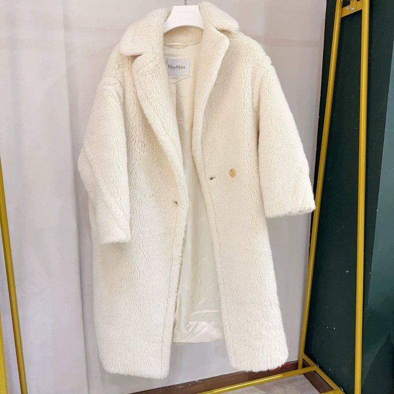 Max Mara Max Mara Hot style white long teddy Size S / US 4 / IT 40 - 3 Thumbnail