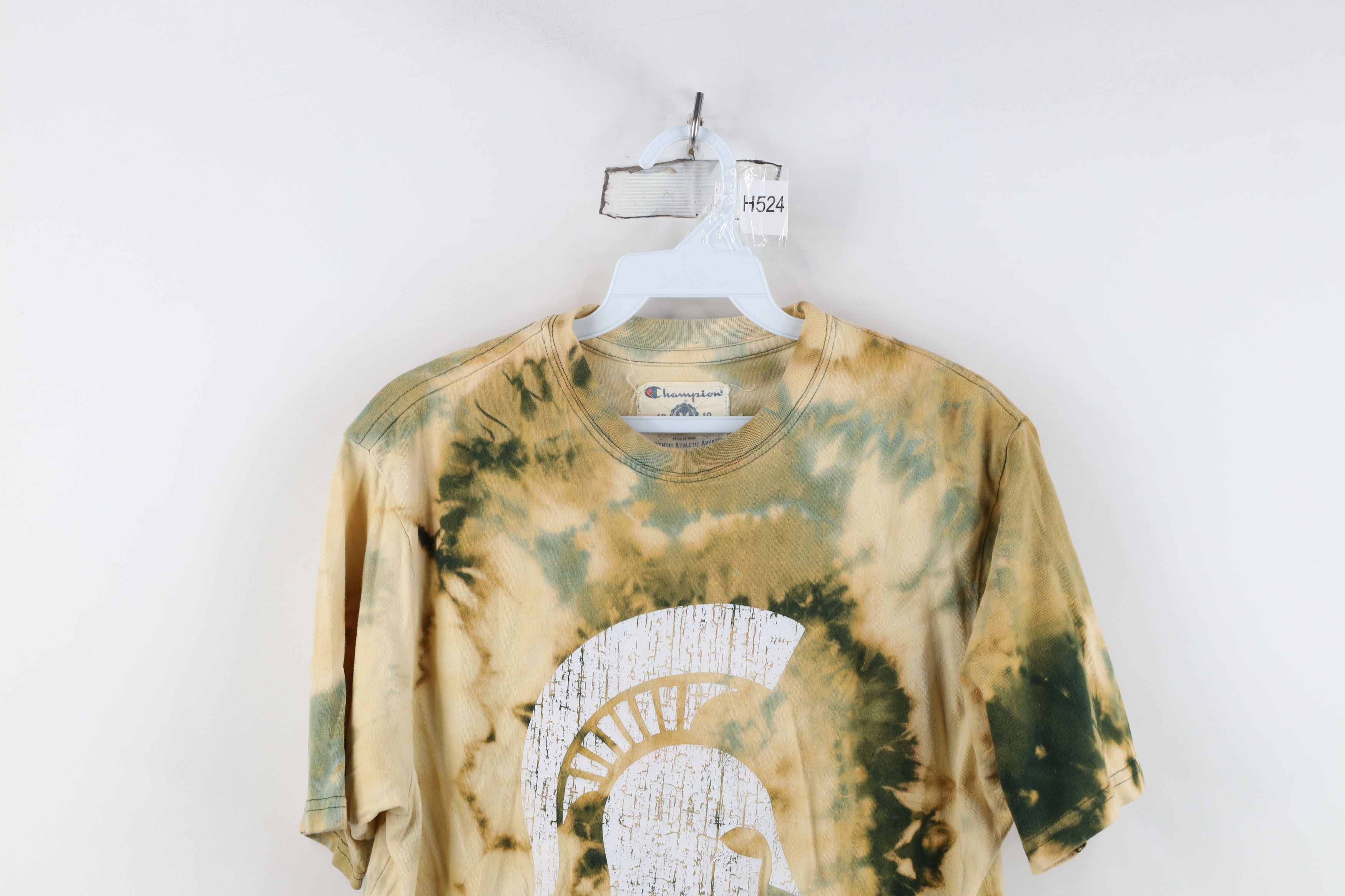 Champion Vintage Champion Acid Wash Michigan State University T-Shirt Size US M / EU 48-50 / 2 - 2 Thumbnail