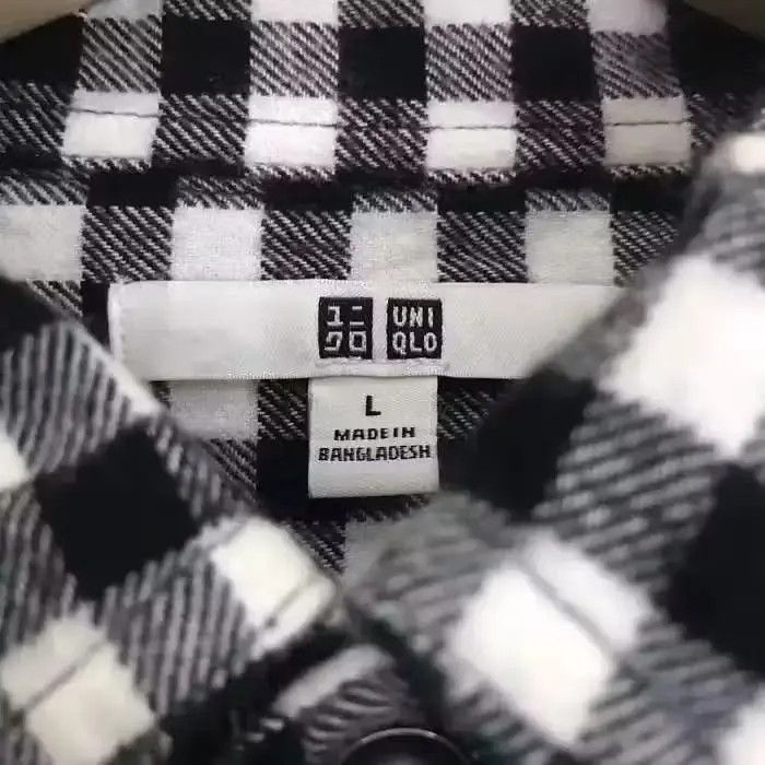 Flannel Japanese Brand Uniqlo Plaid Tartan Flannel Shirt Size US L / EU 52-54 / 3 - 4 Thumbnail