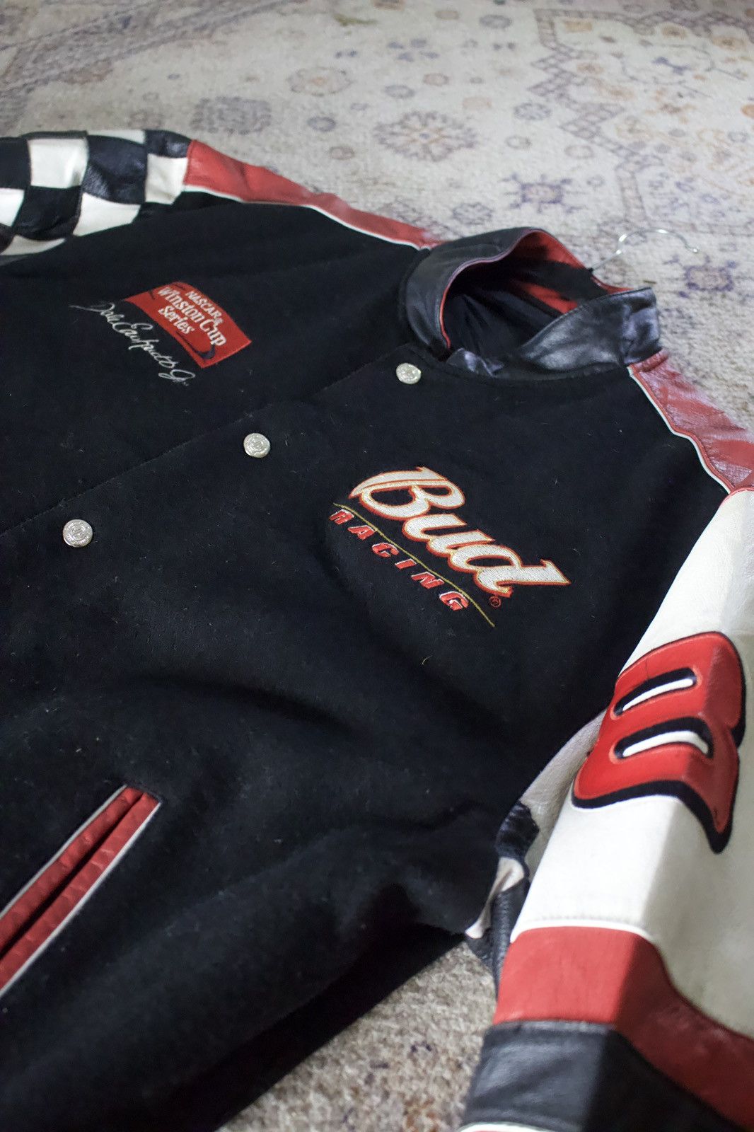 NASCAR × Vintage Authentic Vintage Bud Racing NASCAR Jacket Size US L / EU 52-54 / 3 - 4 Thumbnail