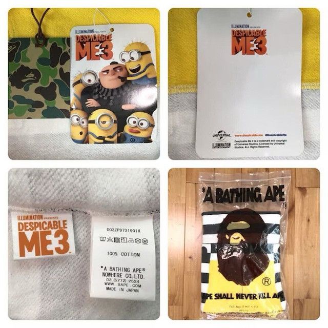 Bape BAPE × Minions Milo Full Zip Hoodie a bathing ape Size US S / EU 44-46 / 1 - 9 Thumbnail