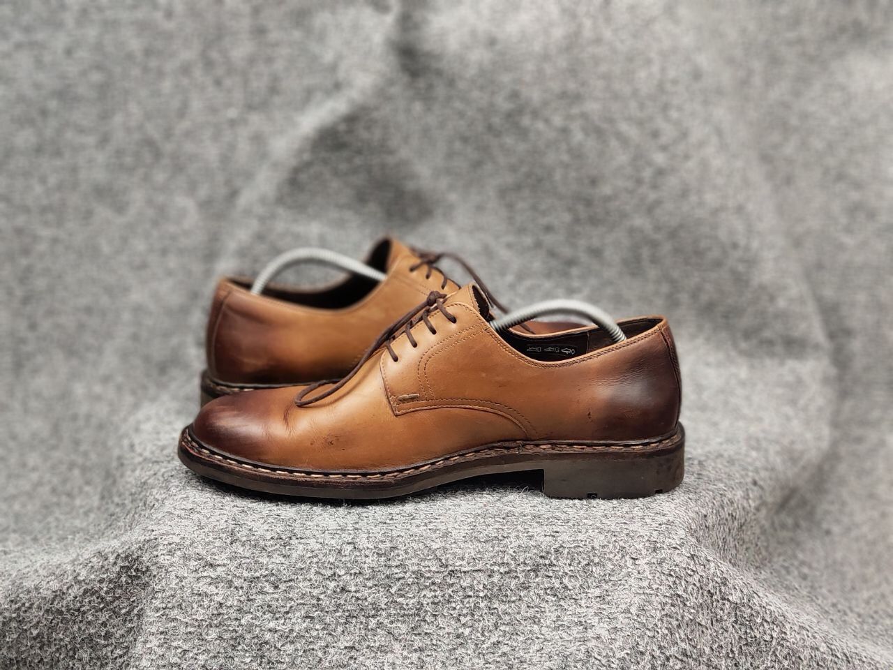 Designer × Mephisto Mephisto Brown Derby Classic Mens Lace Up Shoes Size US 11 / EU 44 - 12 Thumbnail