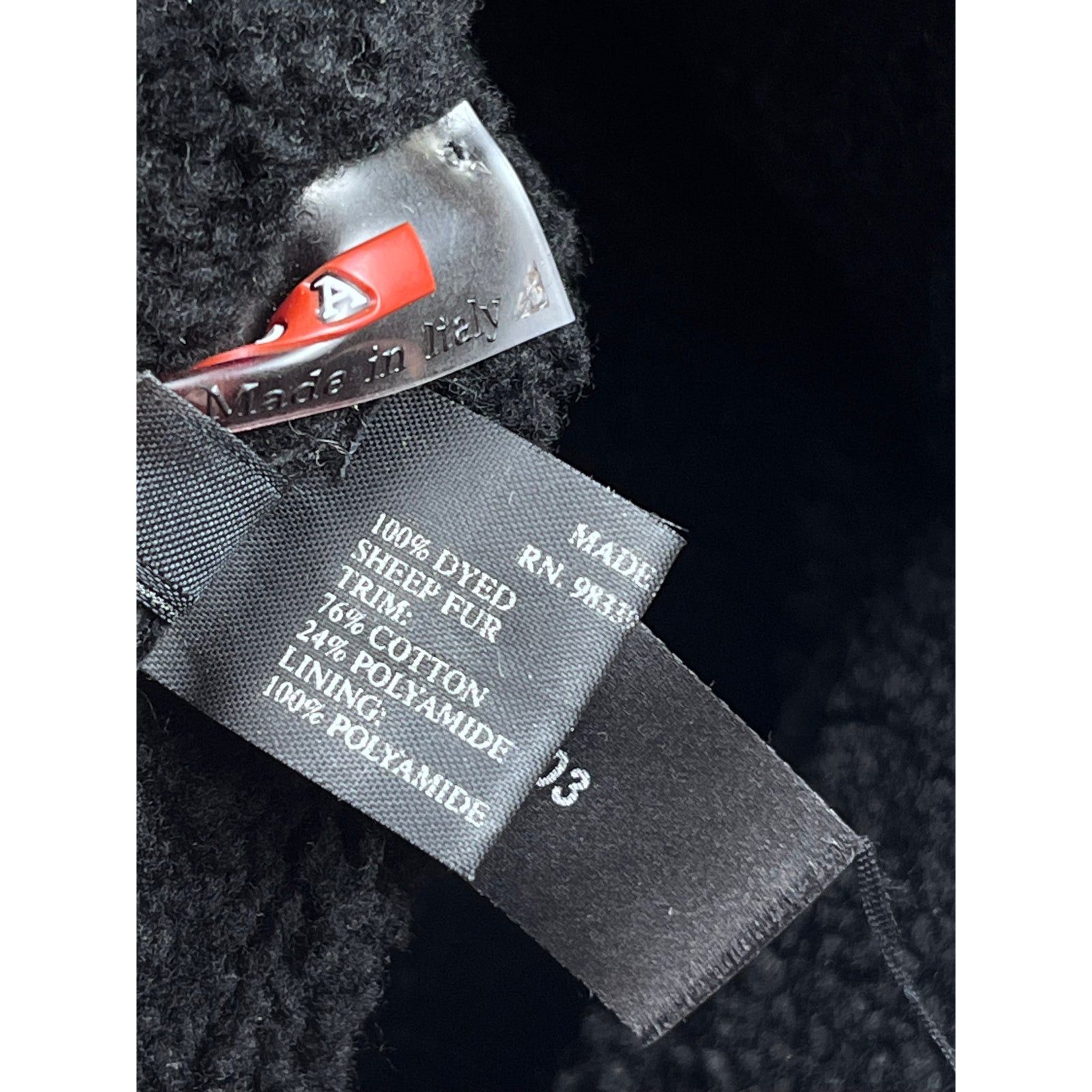 Miu Miu × Prada Prada Shearling Hat Leather Cap red tab logo Italy designer Size ONE SIZE - 10 Thumbnail