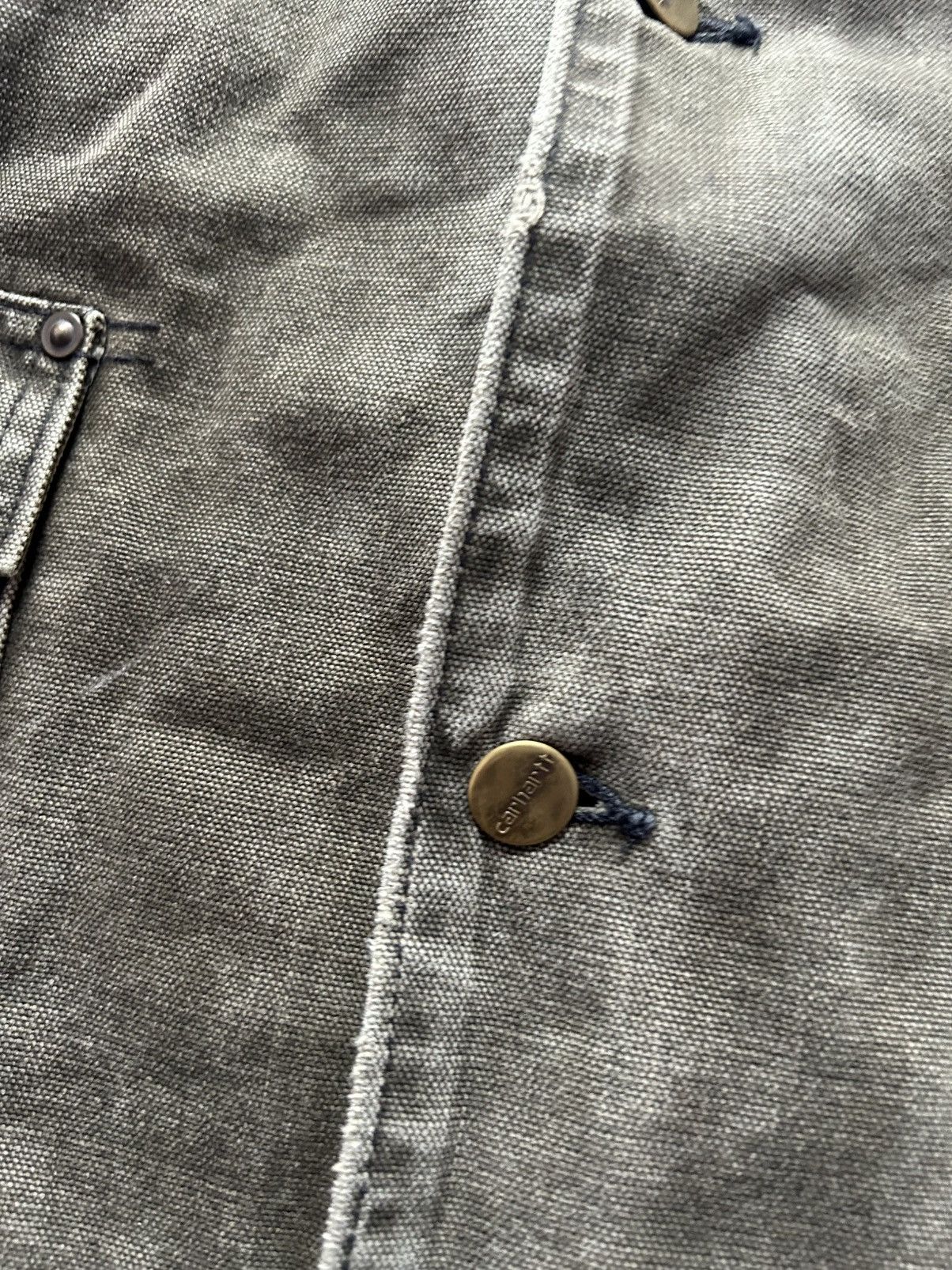 Carhartt Vintage Carhartt Jacket Men 46 C01 BLK Canvas Chore Blanket Size US XXL / EU 58 / 5 - 7 Thumbnail
