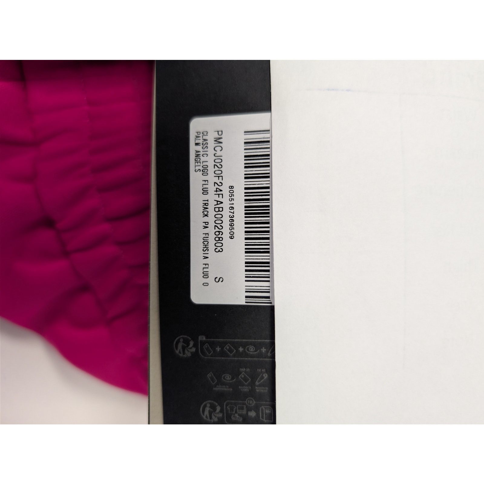 Palm Angels o1rshd1 Classic Logo Track Pants in PA Fuchsia Fluo Size US 30 / EU 46 - 22 Thumbnail