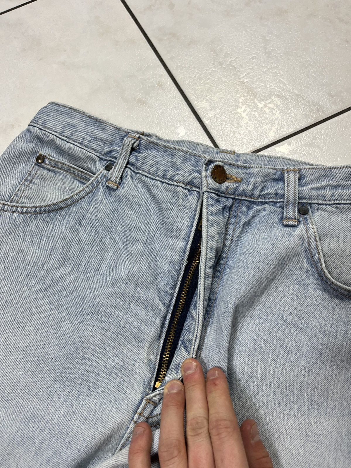Edwin × Vintage Vintage Edwin newton slim baggy distressed denim pants jeans Size US 34 / EU 50 - 15 Thumbnail