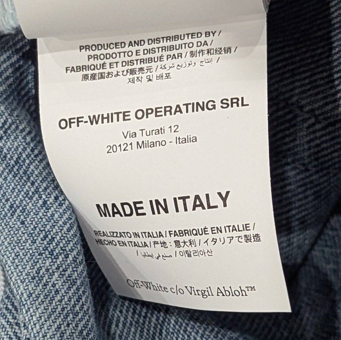 Off-White OFF-WHITE Industrial Slim Belted Denim Shorts Blue 34 Size US 34 / EU 50 - 12 Thumbnail