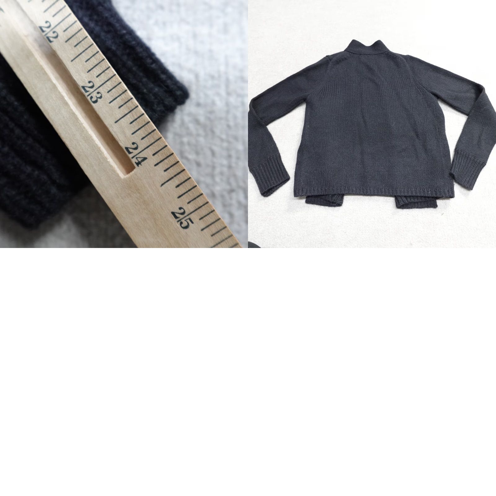 J.Crew J.Crew Sweater Cardigan Black Open Front Superfine Alpaca Merino Womens S Small Mock Neck Raglan Sleeve Knit Open Front Cardigan Womens BlackJ.Crew Size S / US 4 / IT 40 - 8 Thumbnail