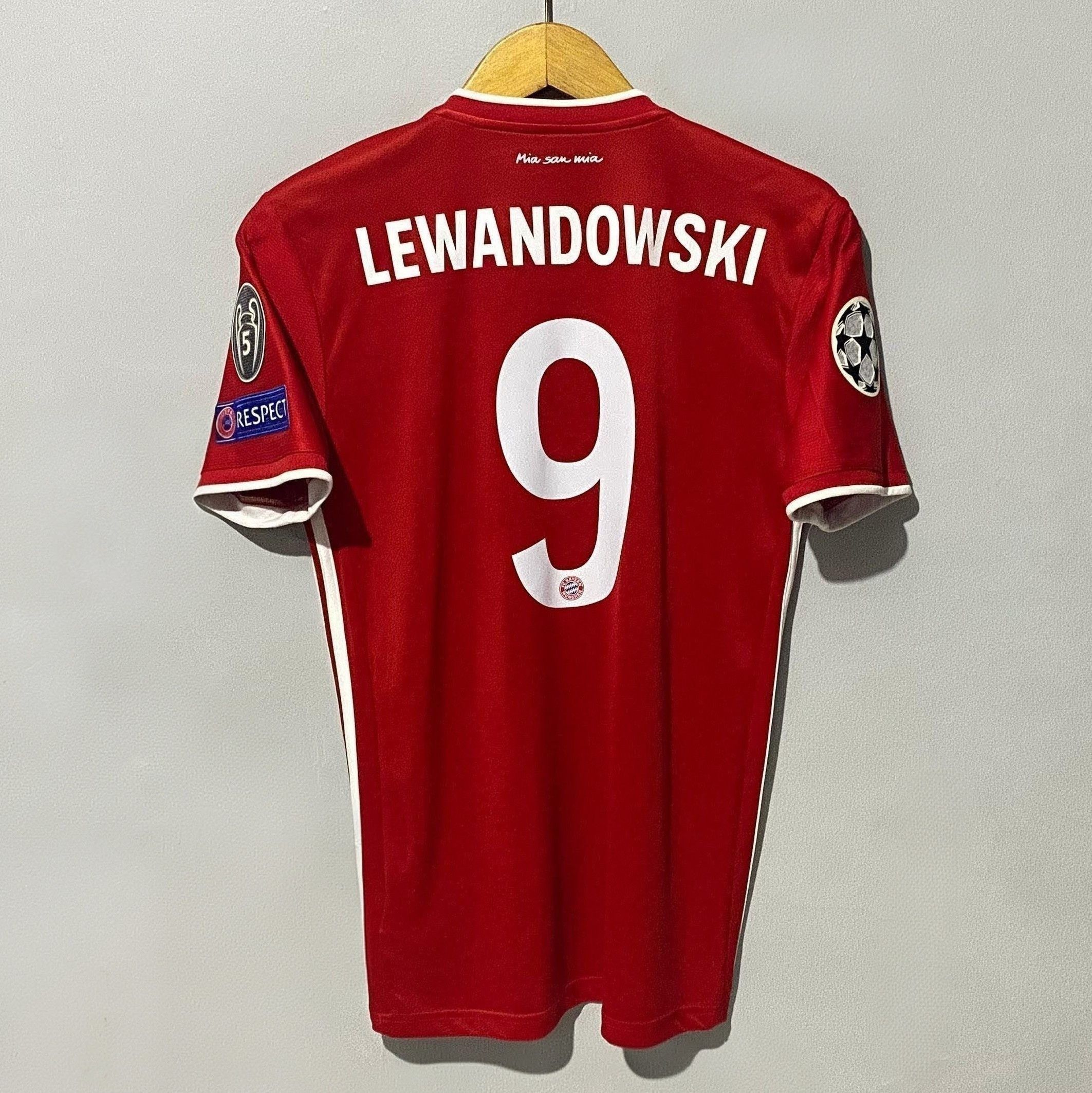 Adidas Bayern Munchen Final Lisbon 2020 Jersey Robert Lewandowski Size US S / EU 44-46 / 1 - 2 Thumbnail