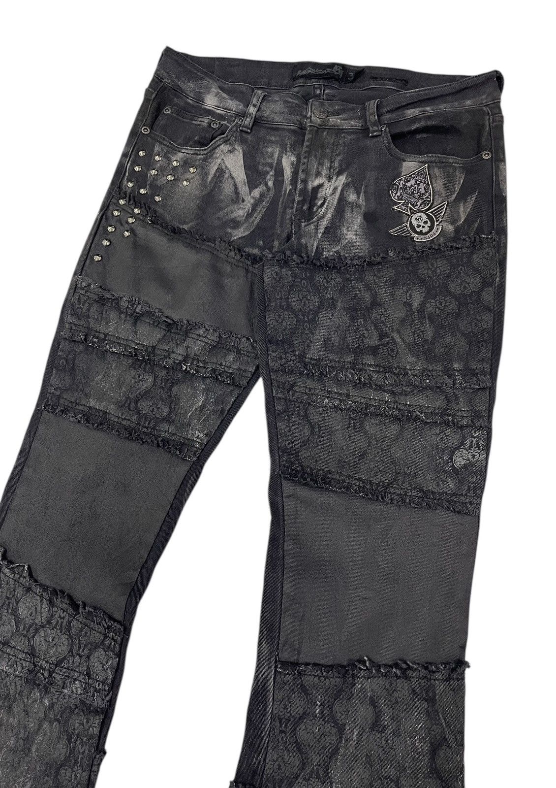 If Six Was Nine Wornstar Nightfall Flare Jeans Hysteric Glamour Style Size US 32 / EU 48 - 3 Thumbnail