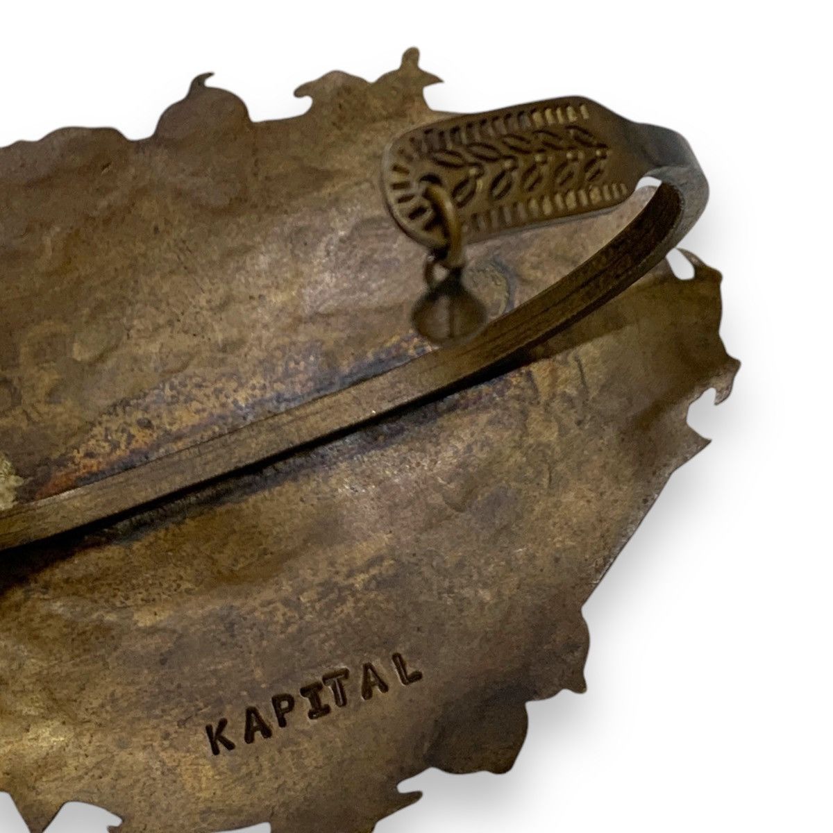 Kapital KAPITAL BRASS TURQUOISE NATIVE BANGLE BRACELET Size ONE SIZE - 6 Thumbnail