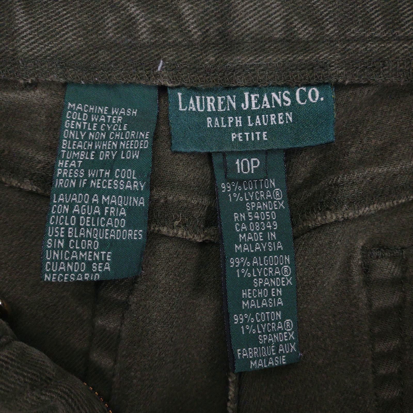 Ralph Lauren Ralph Lauren Jeans Co Women's 10P Straight Leg Olive Denim Size 32" / US 10 / IT 46 - 3 Thumbnail