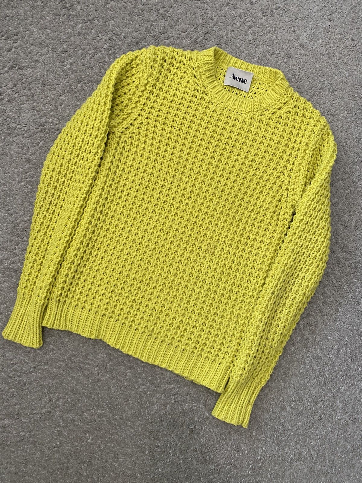 Acne Studios Acne Studios Lina Pineapple PAW12 Wool Waffle Knit y2k drip Size US M / EU 48-50 / 2 - 1 Thumbnail