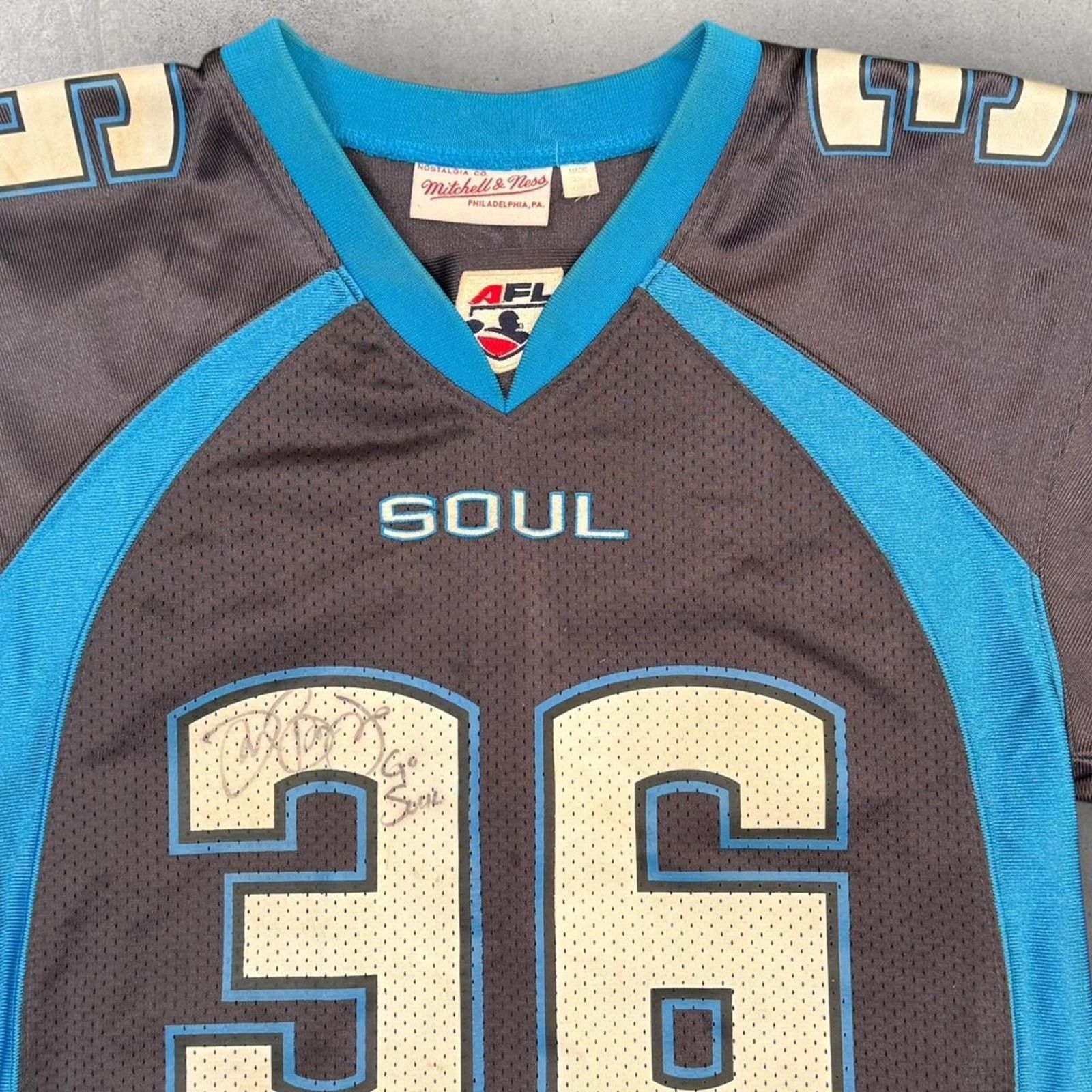 Mitchell & Ness × NFL × Vintage Vintage signed Philadelphia Soul AFL Jersey Size US XS / EU 42 / 0 - 1 Thumbnail