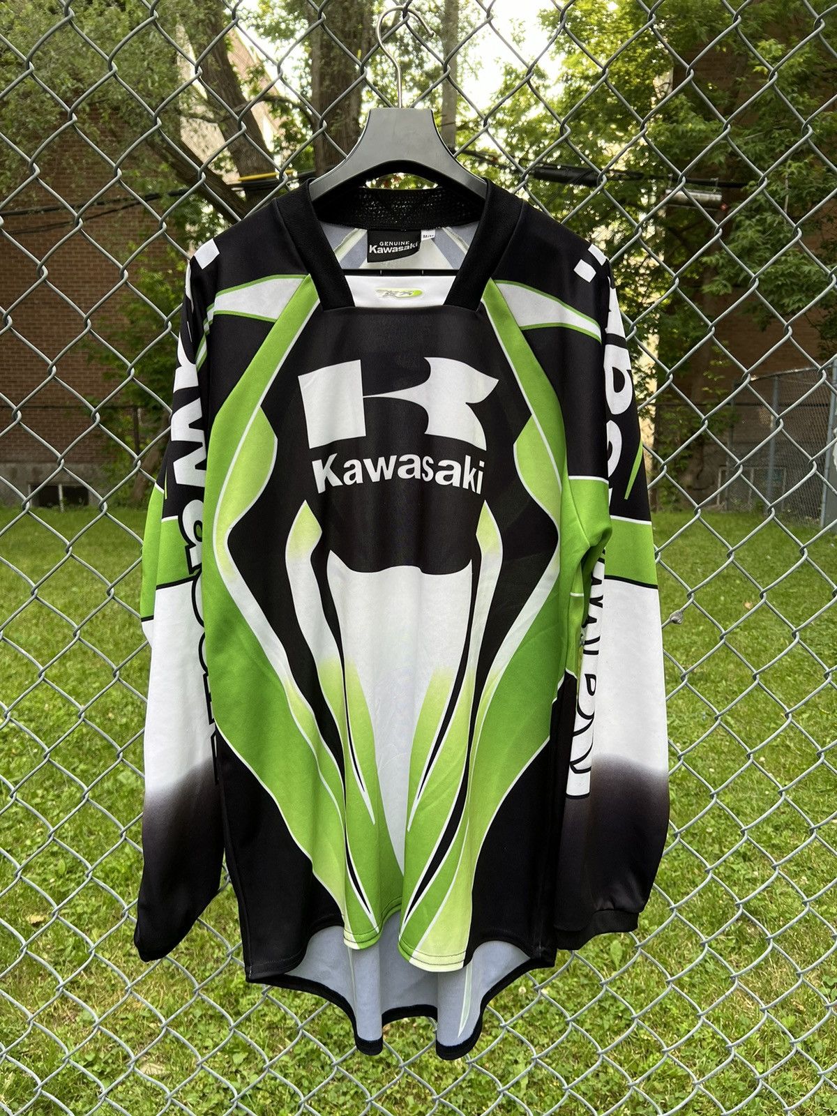 Kawasaki motocross jersey deals