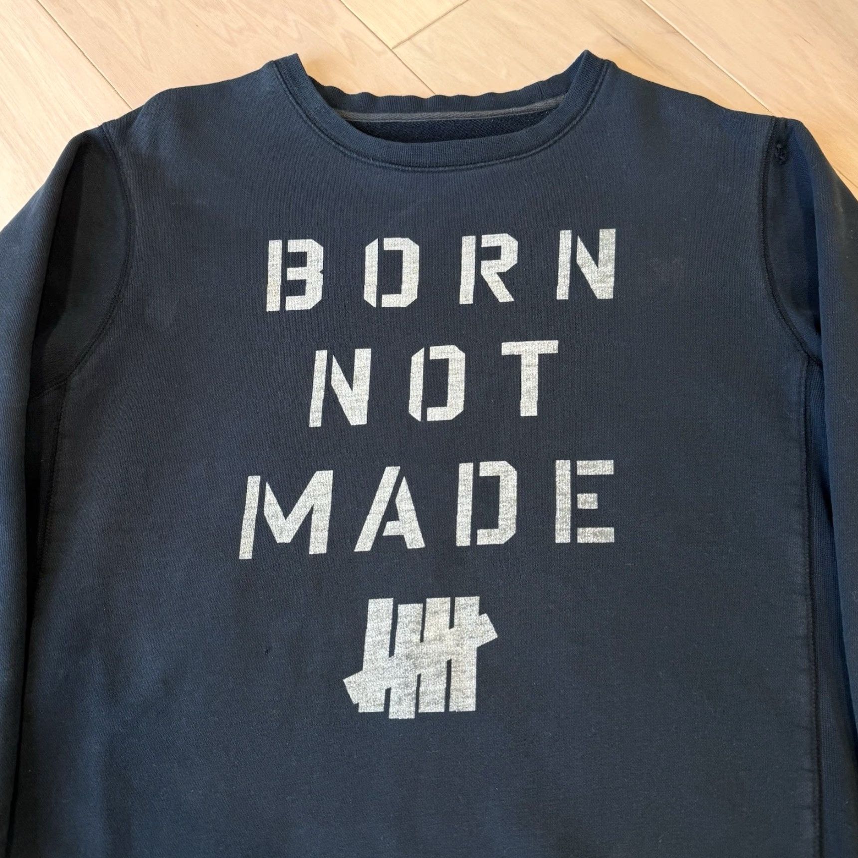 Undefeated VINTAGE Undefeated Sweatshirt XL Black Y2K Los Angeles Streetwear Born Not Made Size US XL / EU 56 / 4 - 3 Thumbnail