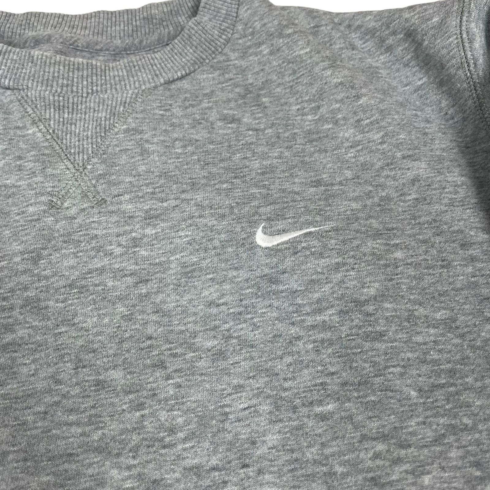 Nike × Vintage Nike The Athletic Dept Mens Heather Gray Fleece Sweatshirt L Size US L / EU 52-54 / 3 - 3 Thumbnail