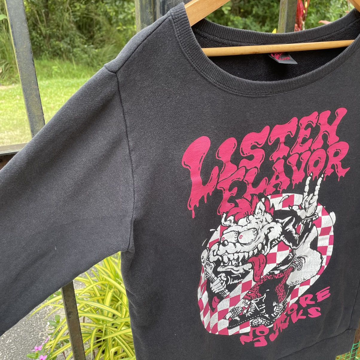 Japanese Brand 🔥🇯🇵Listen Flavour Skate Punk Art Work Sweatshirts Size US S / EU 44-46 / 1 - 6 Thumbnail