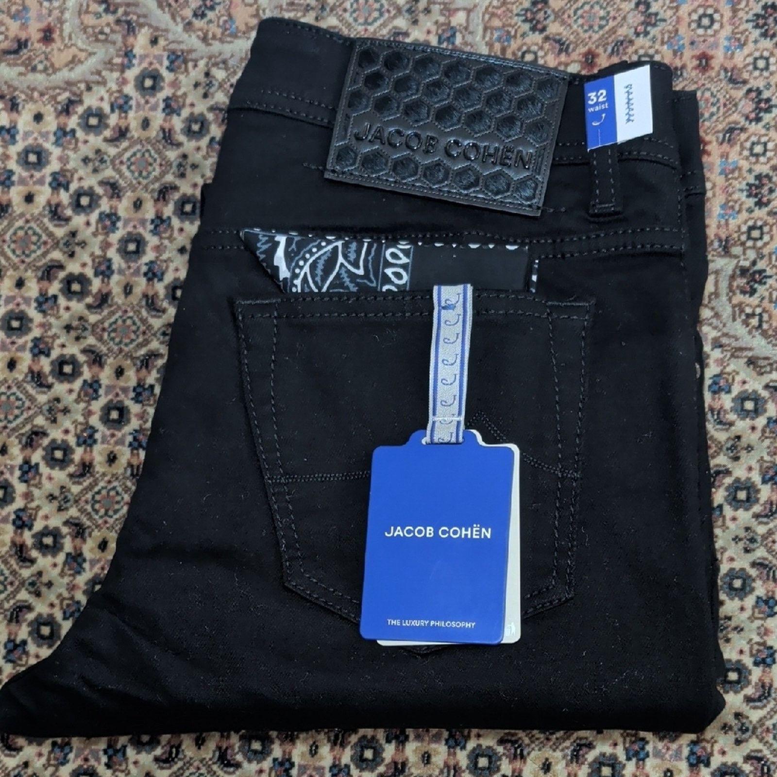 Jacob Cohen Jacob Cohen Midnight Black Slim Men Jeans Size 32 Size US 32 / EU 48 - 1 Thumbnail