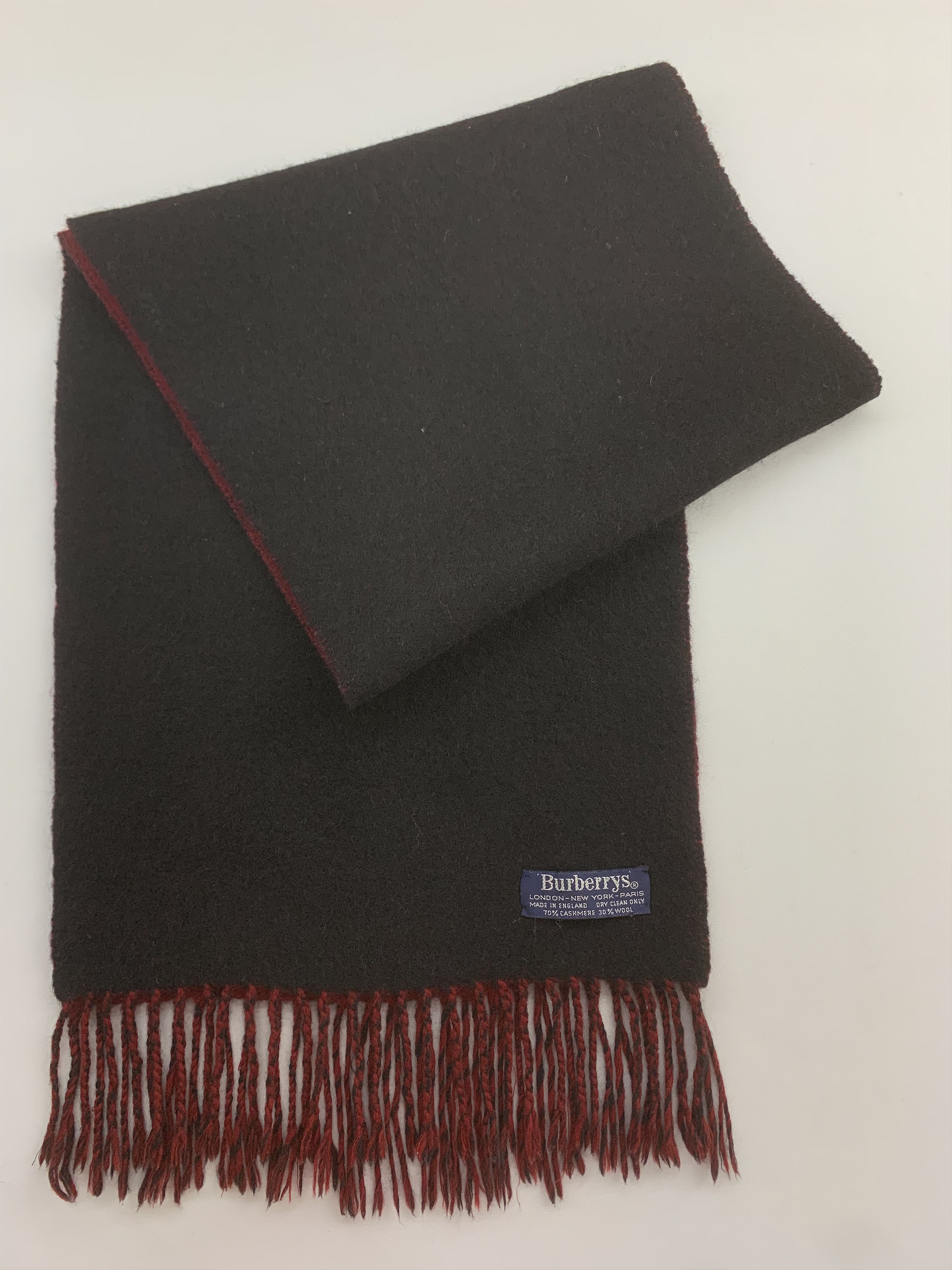 Burberry 90s Burberrys Scarf Wool Cashmere Muffler Neck Wrap BL2001 Size ONE SIZE - 3 Thumbnail