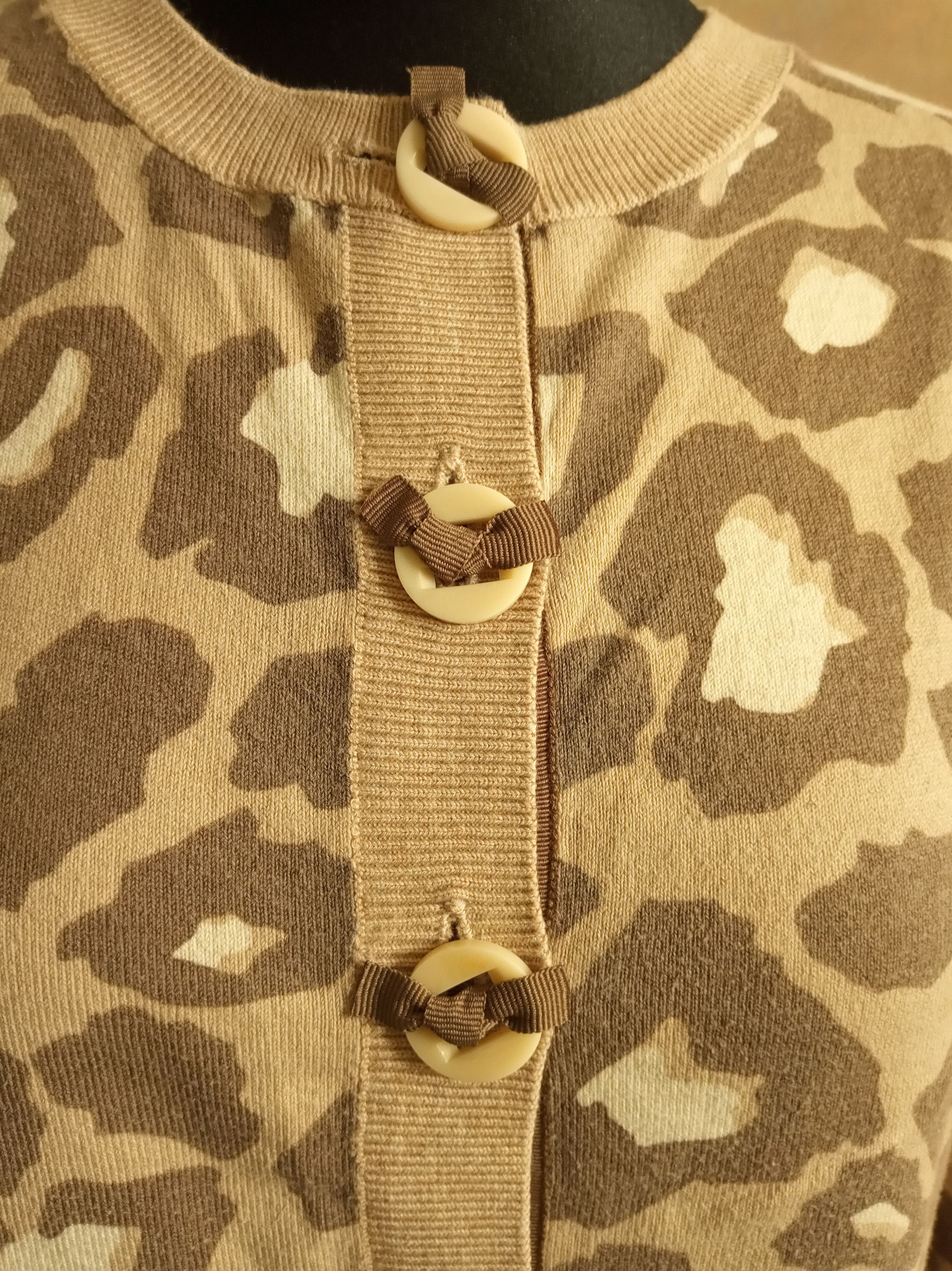 Boden × Vintage Boden animal print cardigan Size L / US 10 / IT 46 - 5 Thumbnail
