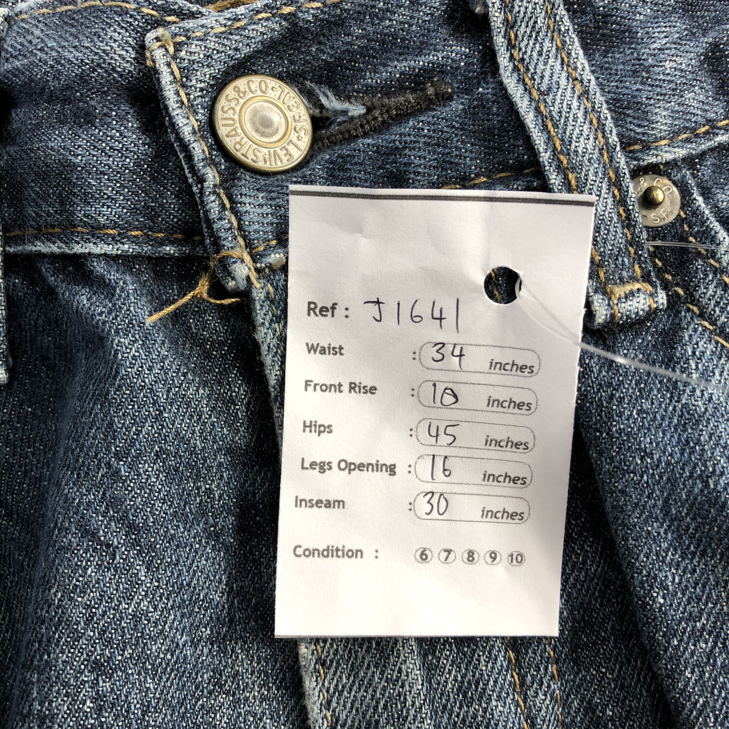Levi's Vintage Levis 514 Earth Tone Jeans-J1641 Size US 34 / EU 50 - 16 Thumbnail